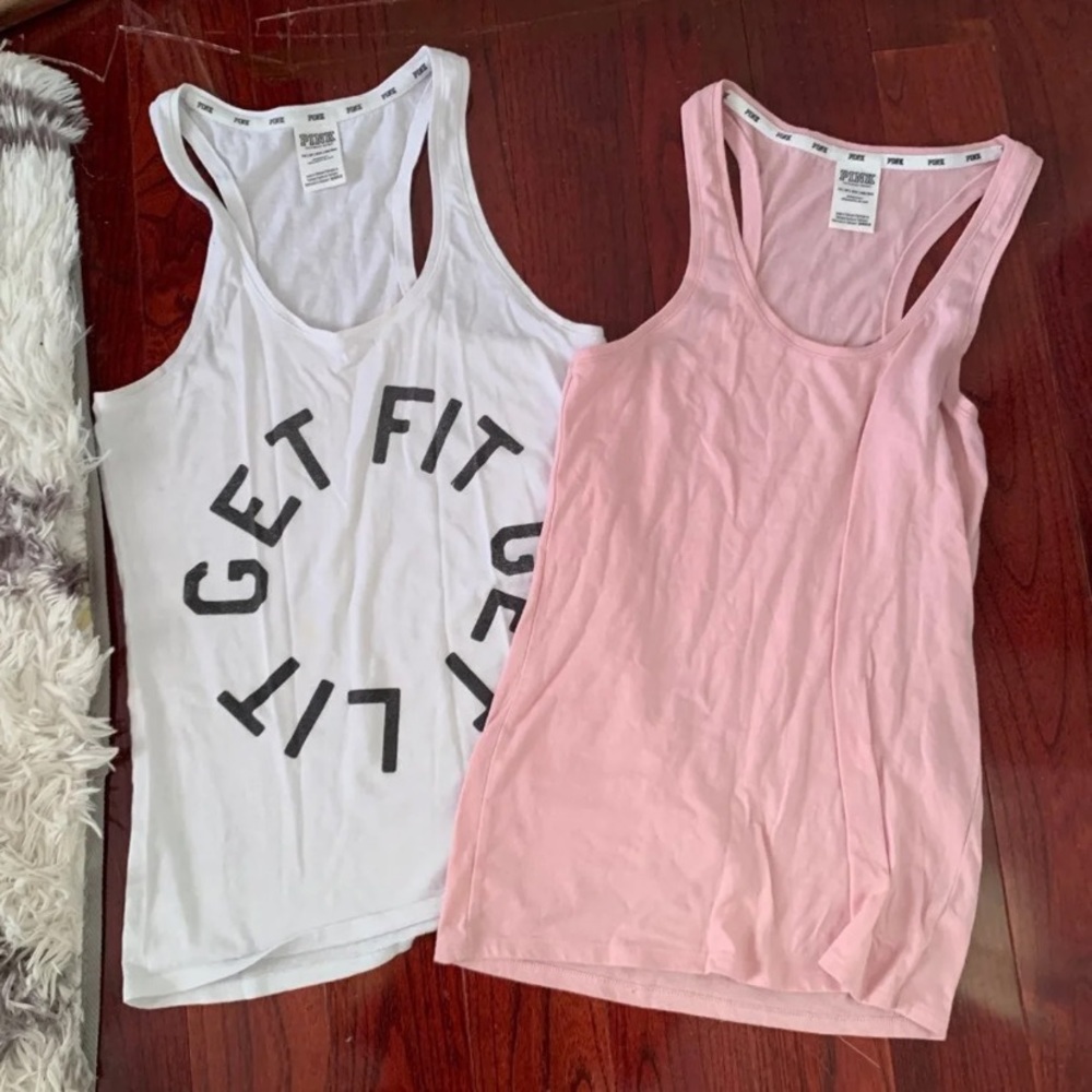 2 VS PINK TANK TOPS